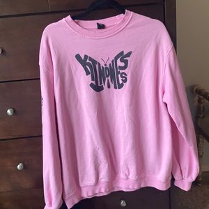 Pink Kindness Butterfly Crew Neck from Urban - M
